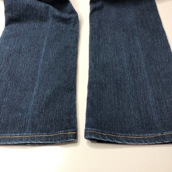 TRUE Religion Lexi 90s Low Rise Button Fly Slim Bootcut Blue Denim Jeans SIZE 25 - Picture 12 of 16